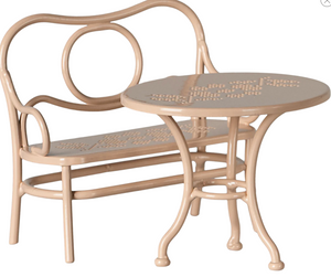 Cafe Set, Mouse, Big - Pale pink