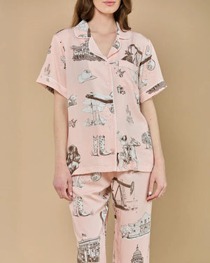 Texas Toile Pajama Pants Set