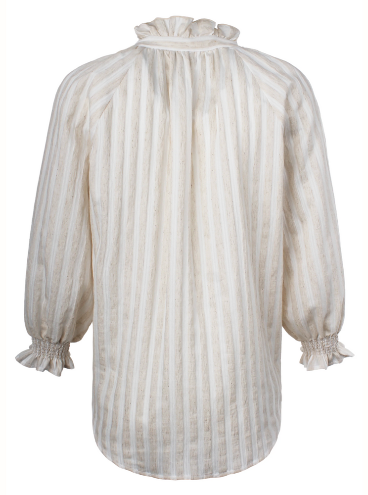 Fiona Shirt Natural Stripe