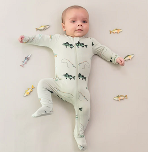 Zippered Footie Fishing