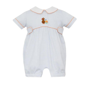 Light Blue Striped Knit Bubble - Turkey