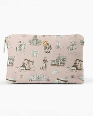 The Oversized Accessory Bag Texas Toile