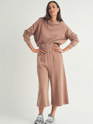Cropped Wide Leg