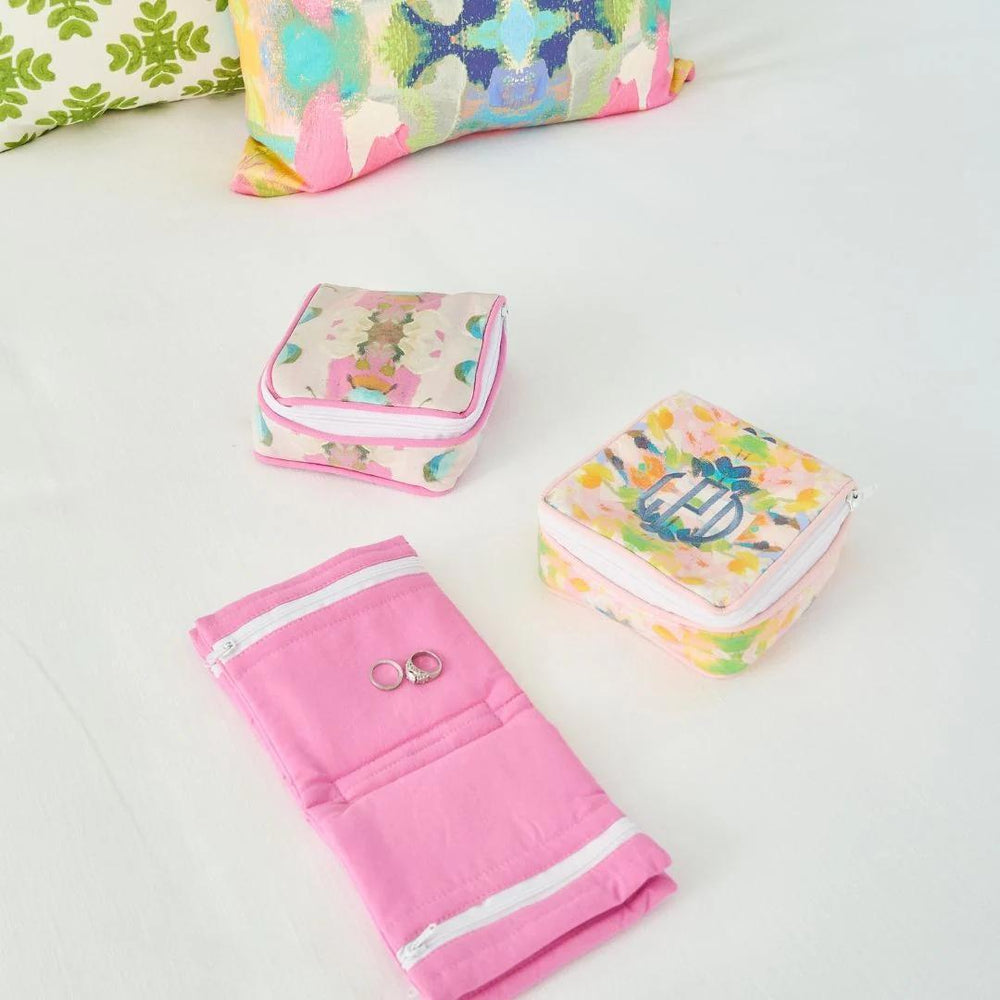 Monet's Garden Pink Jewelry Case