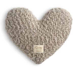 Taupe Giving Heart