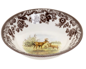 Woodland Ascot Cereal Bowl Mule Deer