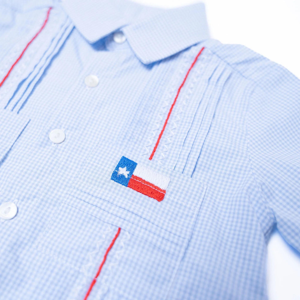 Texas Guayabera Romper