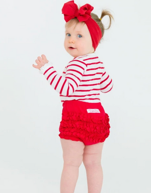Ruffle Bloomer Red
