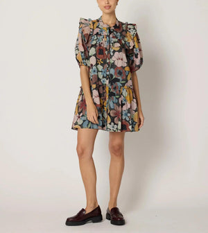 Tatiana Mini Dress Forged Voilets