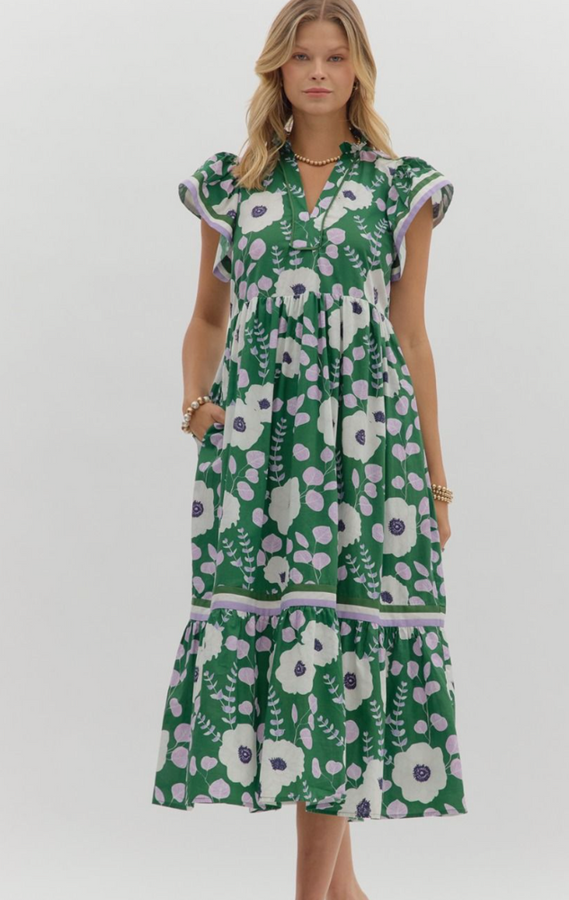 Graham Dress Green