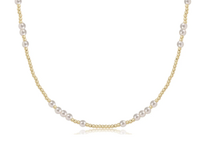 15" Choker Hope Unwritten 4mm Pearl