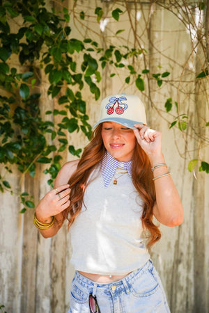 Patriotic Cherries Cap