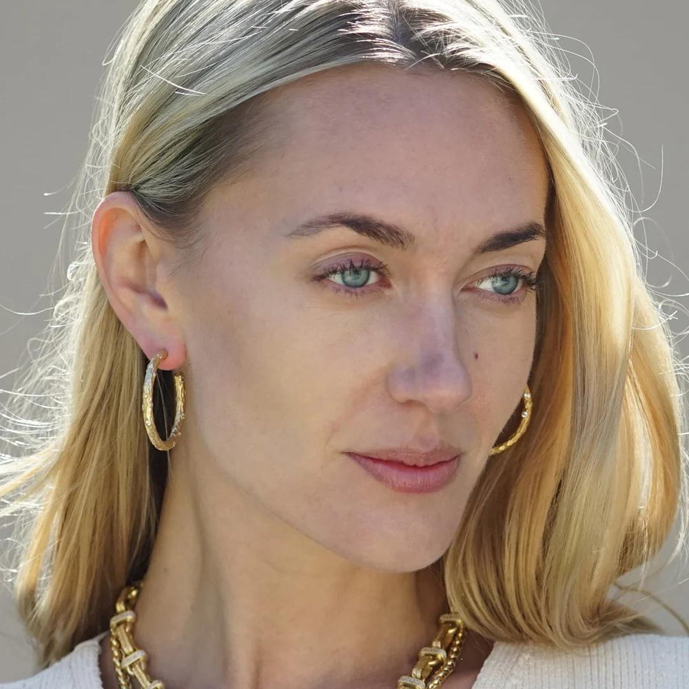 Gold Pavia Hoops