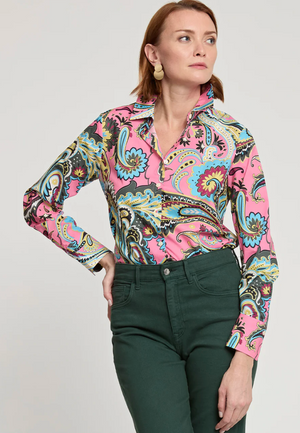 Diane Long Sleeve Pink Multi