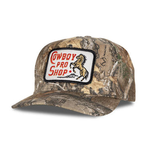 Cowboy Pro Shop Hat Real Tree Edge Camo