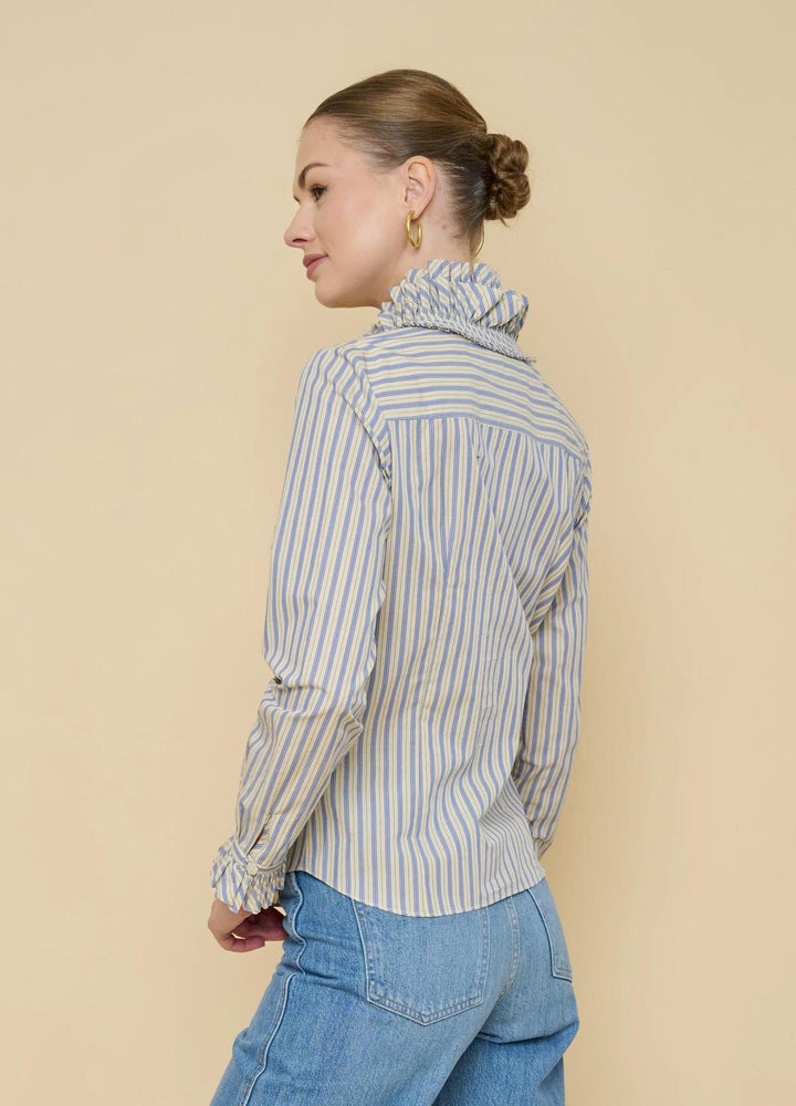 Indie Blouse - Roman Stripe