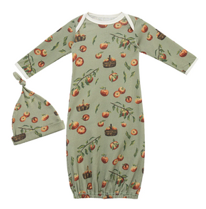 Apple Orchard Gown & Hat Set