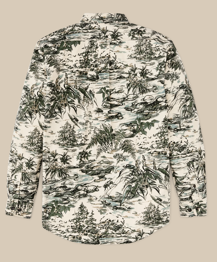 Filson X Housefly Washed Feather Cloth Shirt
