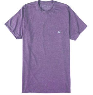 Hybrid Tee Heather Purple