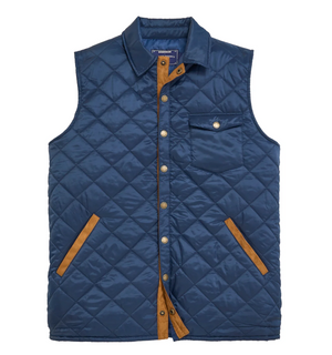 Braswell Vest Blue Indigo