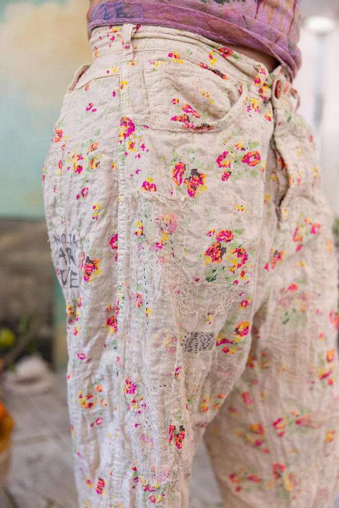 MP 8-14 PANTS 498 Cotton Linen Miner Pants Circus Rose