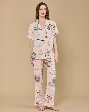 Texas Toile Pajama Pants Set