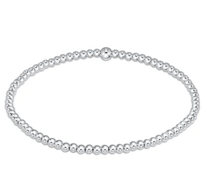 
            
                Load image into Gallery viewer, Classic Sterling 2.5mm Bead Bracelet
            
        