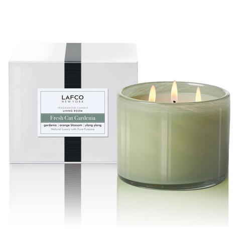 
            
                Load image into Gallery viewer, Fresh Cut Gardenia 3-Wick Candle 30oz
            
        