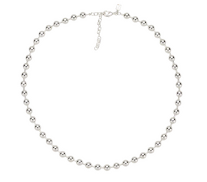 Foundry Ball Necklace Silver 18"