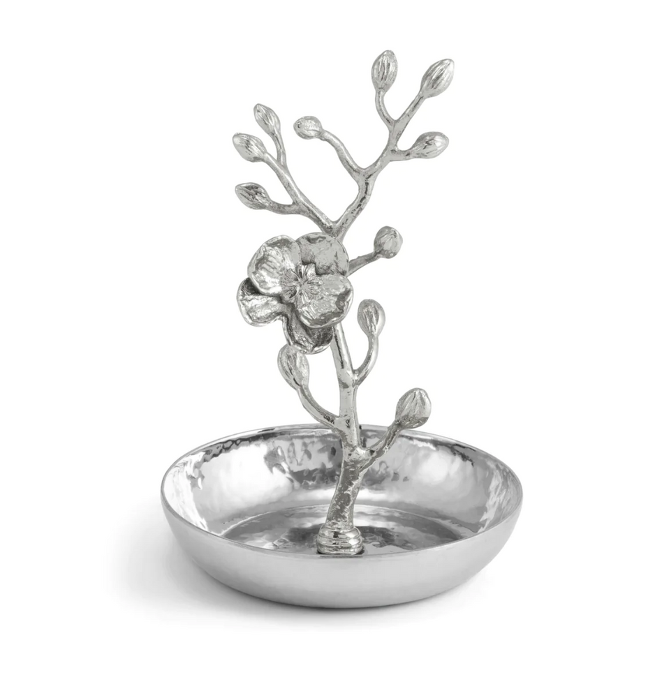 White Orchid Ring Catch