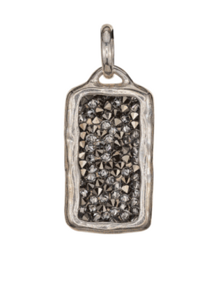 
            
                Load image into Gallery viewer, Kristal Plate Pendant White Bronze
            
        