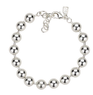 Foundry Ball Bracelet Silver