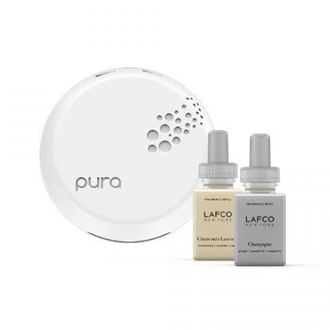 
            
                Load image into Gallery viewer, Chamomile Lavender &amp;amp; Champagne Pura Smart Diffuser Kit
            
        