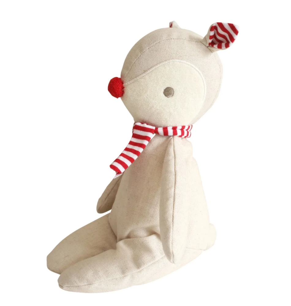 Baby Rudolph Linen Red