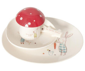 
            
                Load image into Gallery viewer, Bunny Green Melamine 5pcs. Set in Giftbox
            
        