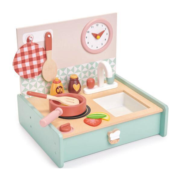 Mini Chef Kitchenette Wooden Toy Set