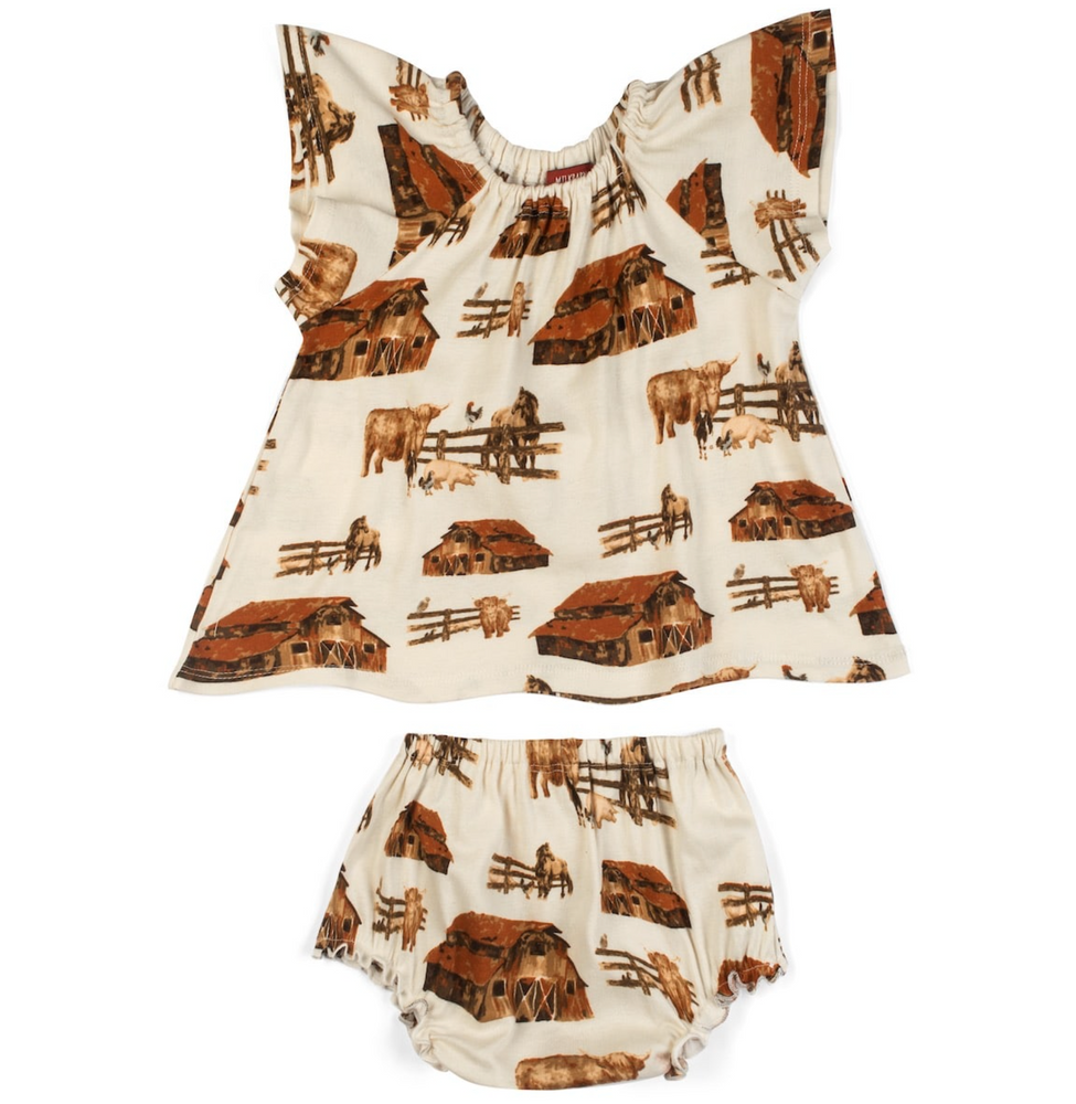 Homestead Dress & Bloomer Set