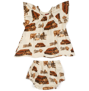 Homestead Dress & Bloomer Set