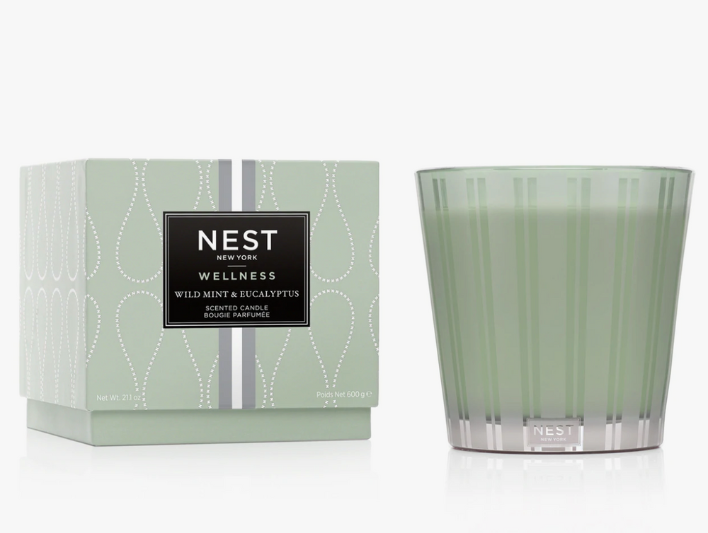 
            
                Load image into Gallery viewer, Mint &amp;amp; Eucalyptus 3-Wick Candle
            
        