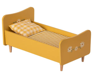 Wooden Bed Yellow
