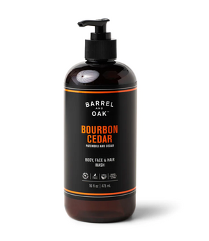 Bourbon Cedar Hair Face & Body Wash All in One