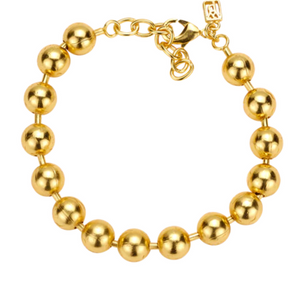 Foundry Ball Bracelet Gold Plate