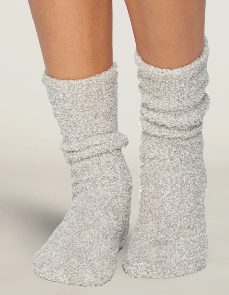 
            
                Load image into Gallery viewer, CozyChic Heathered Women&amp;#39;s Socks Oyster White
            
        