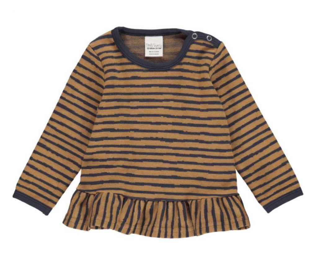 Stripe Peplum Top