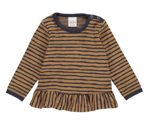Stripe Peplum Top