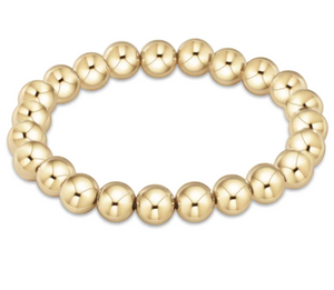 Classic Gold 8mm Bead Bracelet