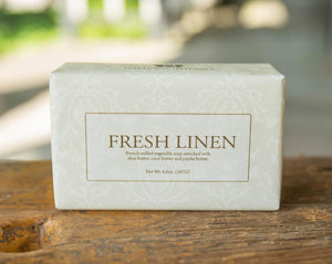 
            
                Load image into Gallery viewer, Fresh Linen French Milled Soap
            
        